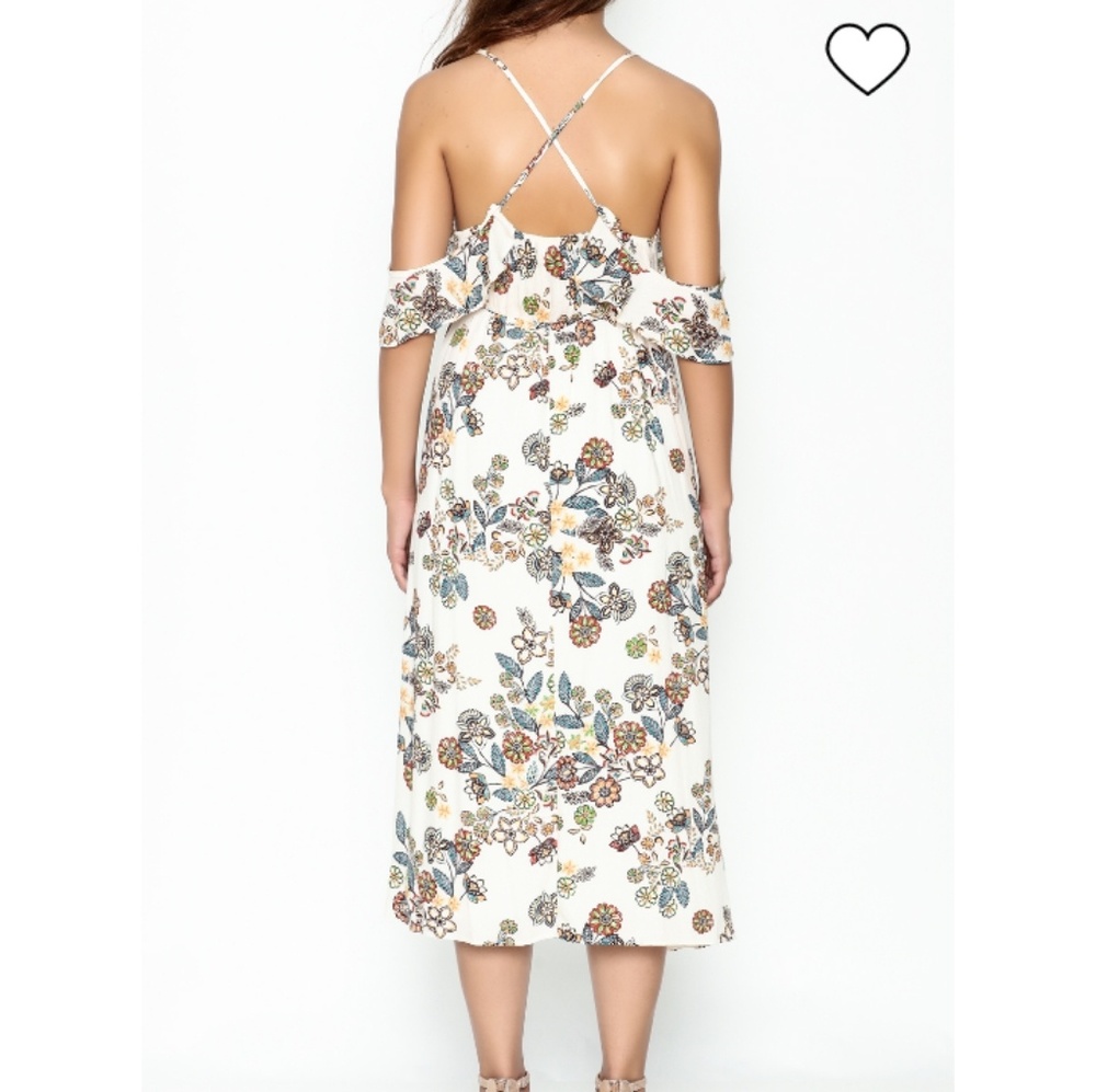 👙👙White floral print dress - Picture 2 of 2